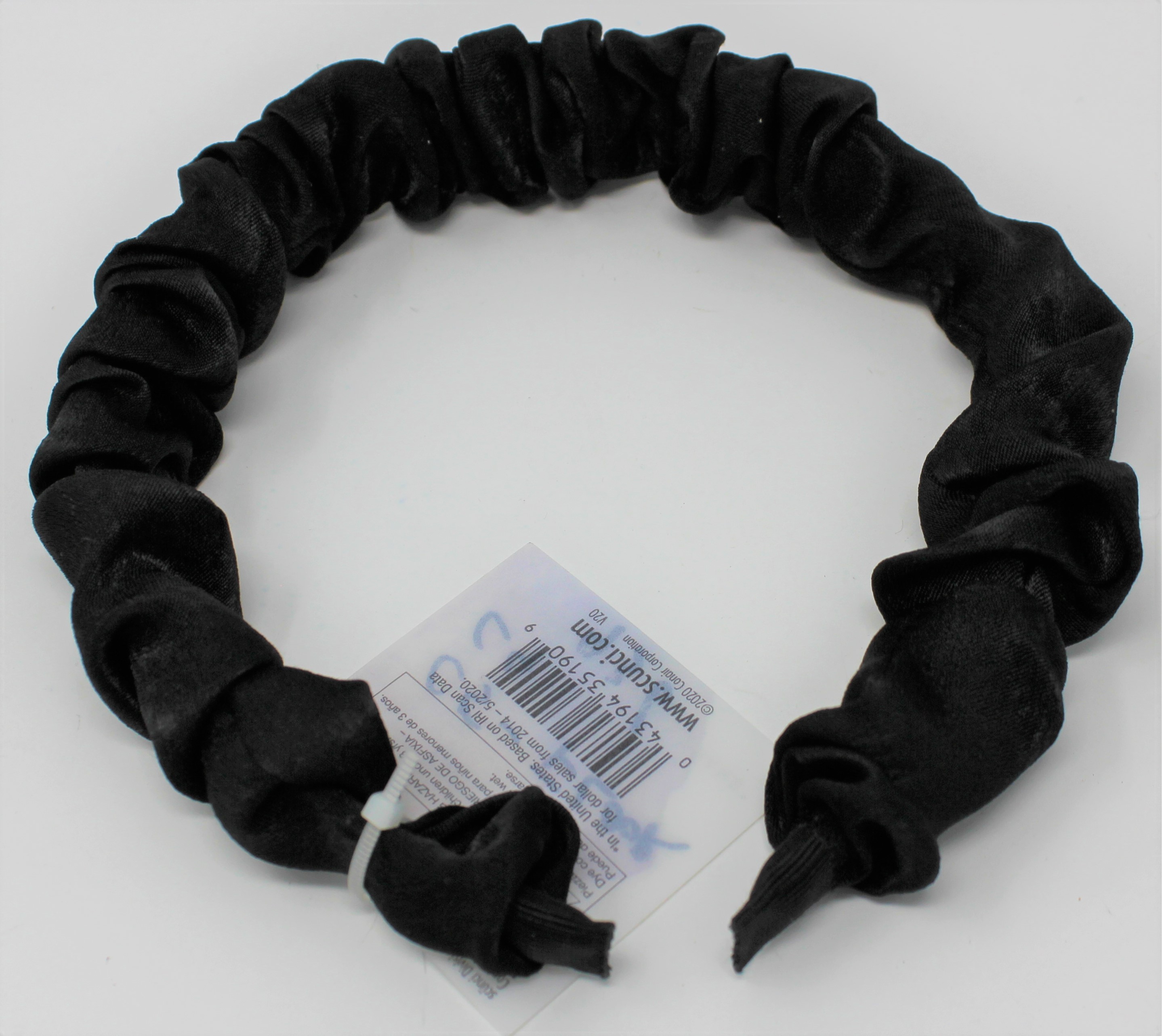 SILKY BLACK HEADBAND